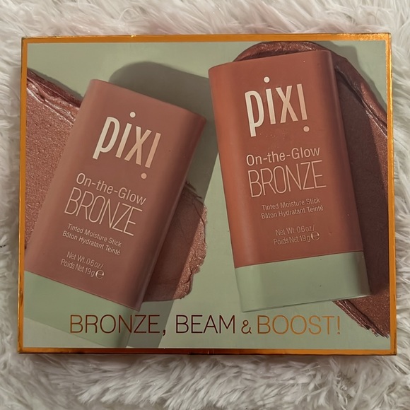 Pixi Makeup Pixi Beauty On The Glow Bronzer Stick Duo Set New